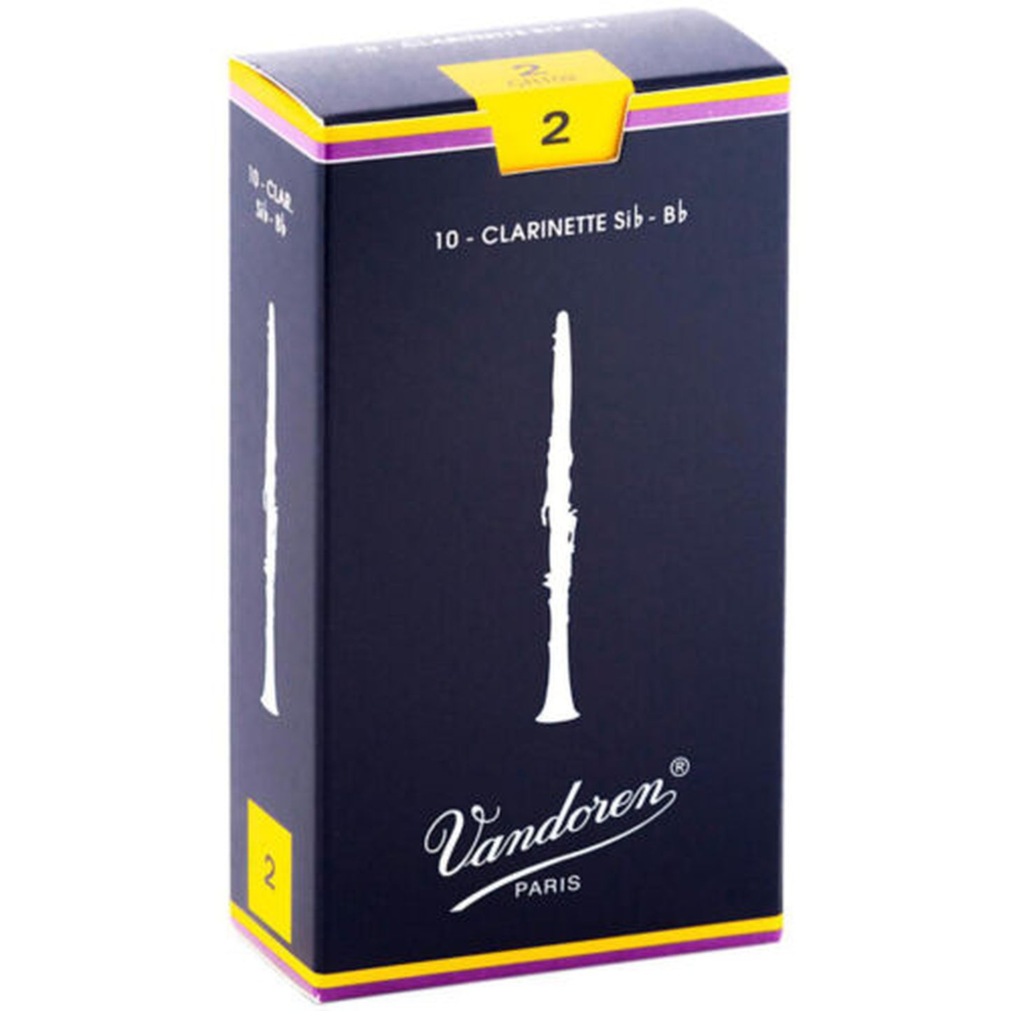 Vandoren Traditional Reeds - Clarinet Size 2 - 10 Pack - Joondalup Music Centre