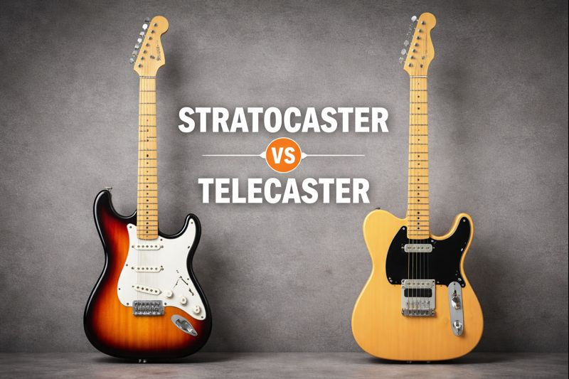 Fender Stratocaster vs. Fender Telecaster Electric Guitars Perth