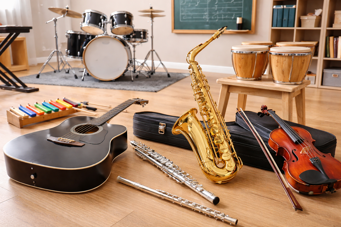 Collection of Back to School Musical Instruments
