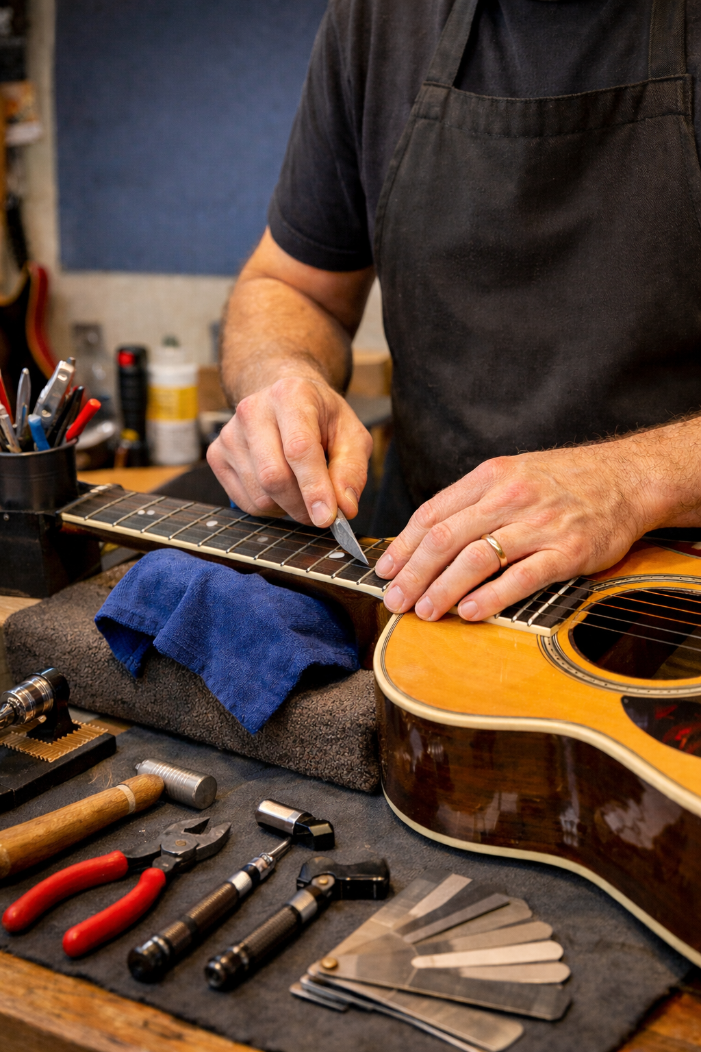 guitar repairs near me. servicing musical instrument repairs wa. Joondalup Music Centre Perth