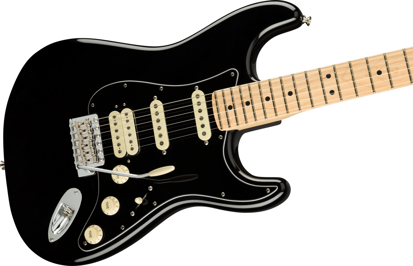 Fender American Performer Stratocaster HSS Electric Guitar - MN - Black - Joondalup Music Centre