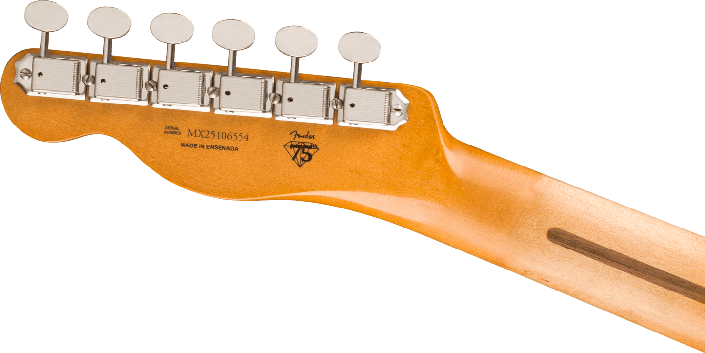 Fender 75th Anniversary Vintera Road Worn 1951 Telecaster - Butterscotch Blonde neck back