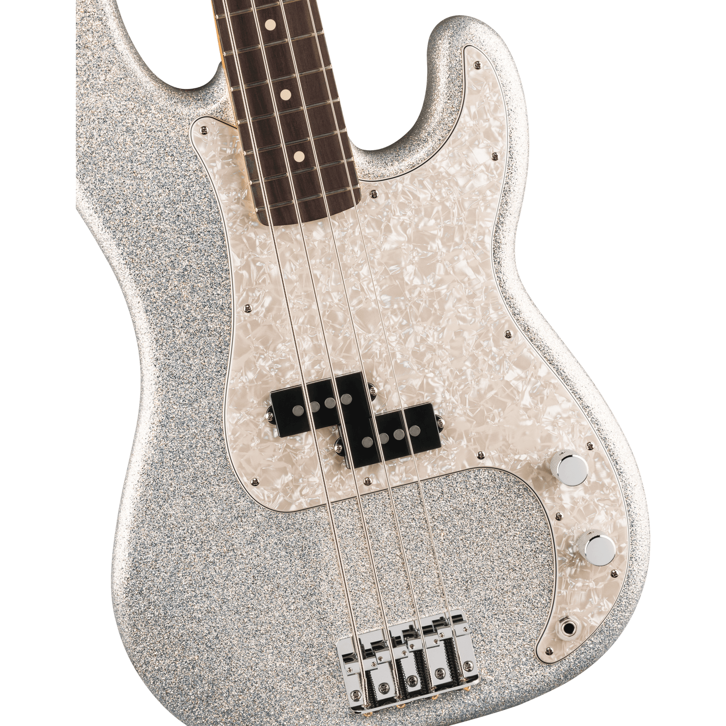 Fender 75th Anniversary Player II Precision Bass - Diamond Dust Sparkle body