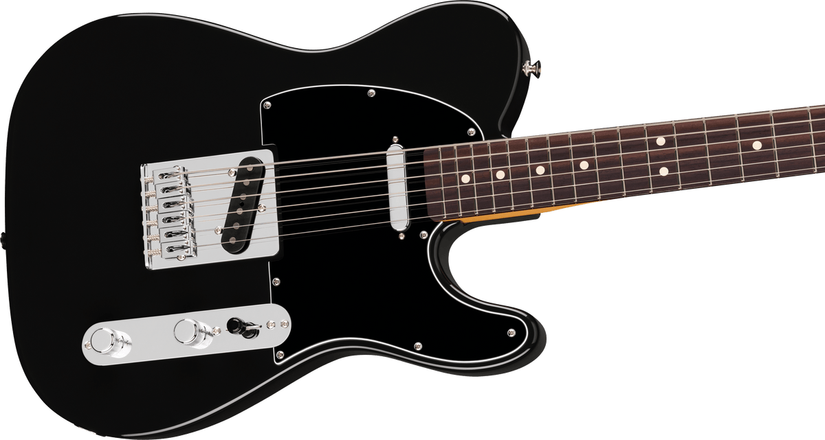Fender 75th Anniversary Player II Baritone Telecaster Electric Guitar - Black