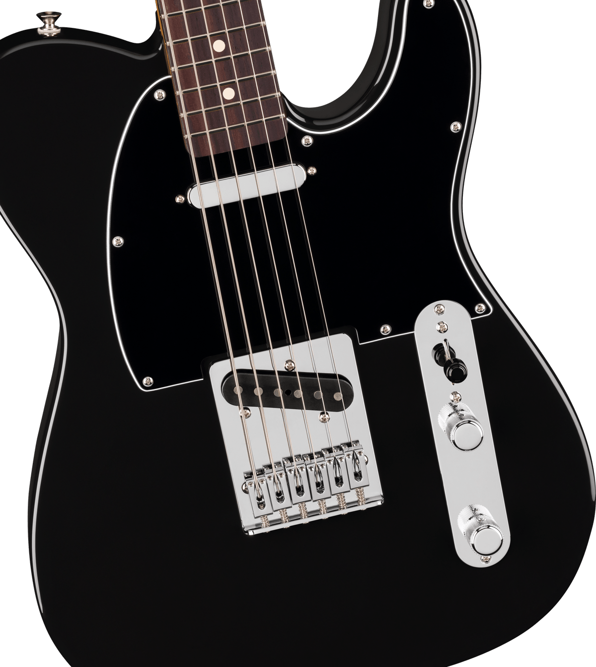 Fender 75th Anniversary Player II Baritone Telecaster Electric Guitar - Black
