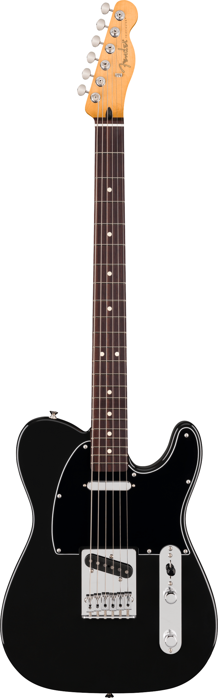 Fender 75th Anniversary Player II Baritone Telecaster Electric Guitar - Black