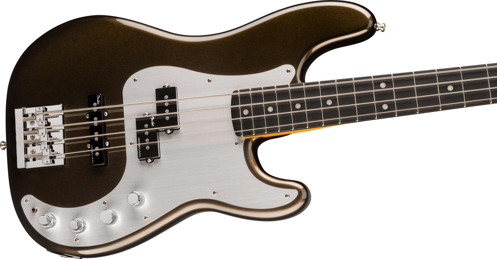 Fender American Ultra II Precision Bass - Texas Tea-BASS GUITAR-Joondalup Music Centre