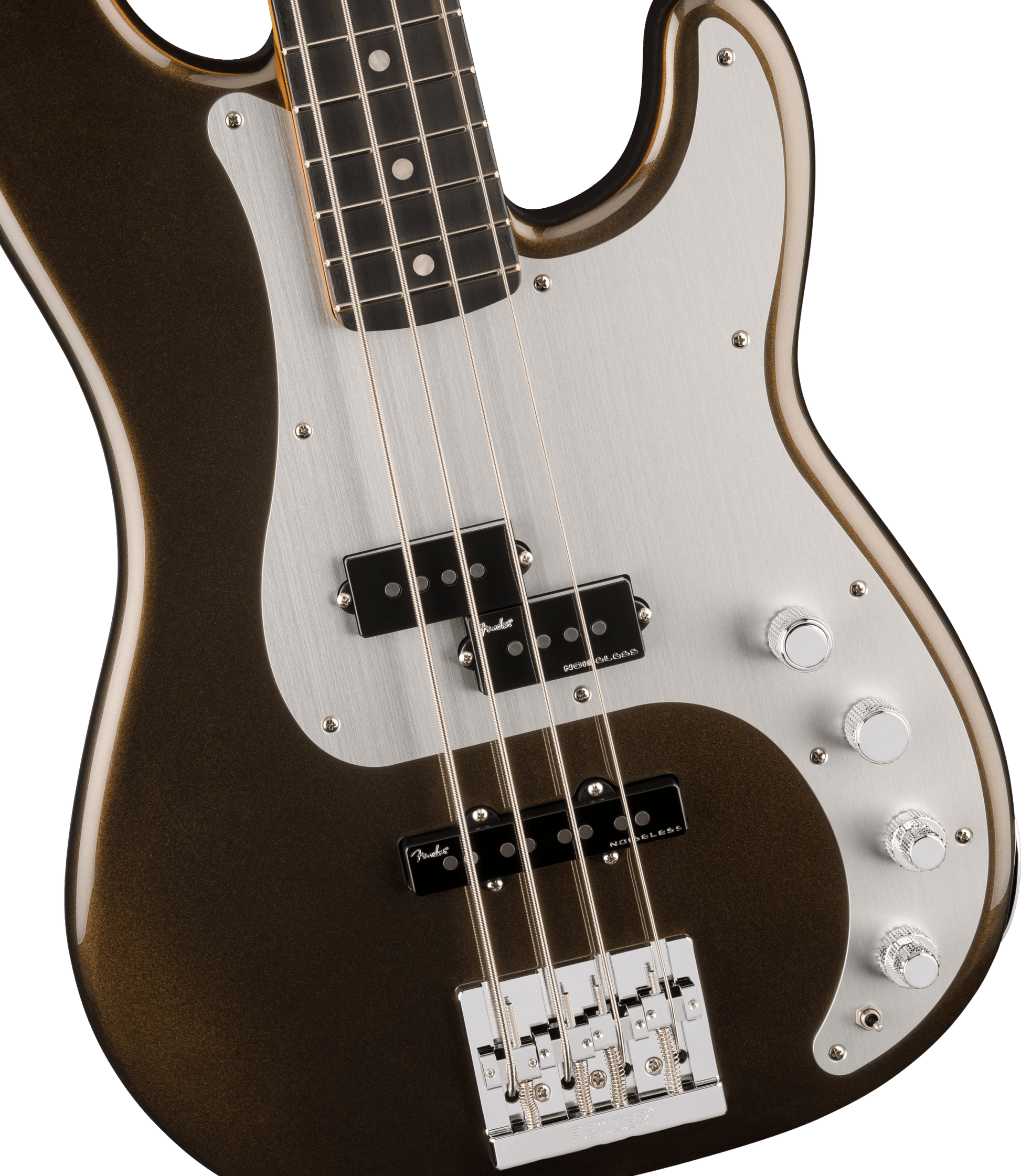 Fender American Ultra II Precision Bass - Texas Tea-BASS GUITAR-Joondalup Music Centre