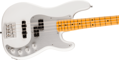 Fender American Ultra II Precision Bass - Avalanche White-BASS GUITAR-Joondalup Music Centre