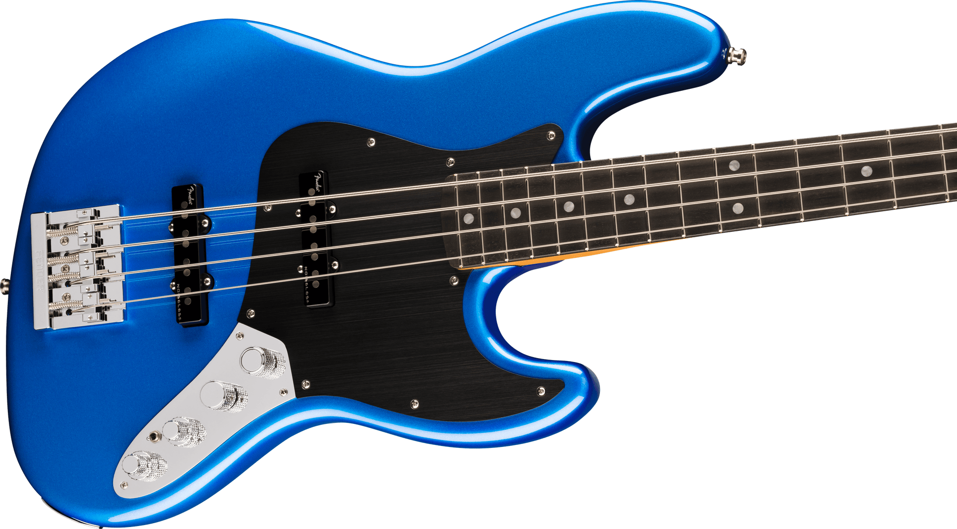 Fender American Ultra II Jazz Bass - Noble Blue-BASS GUITAR-Joondalup Music Centre