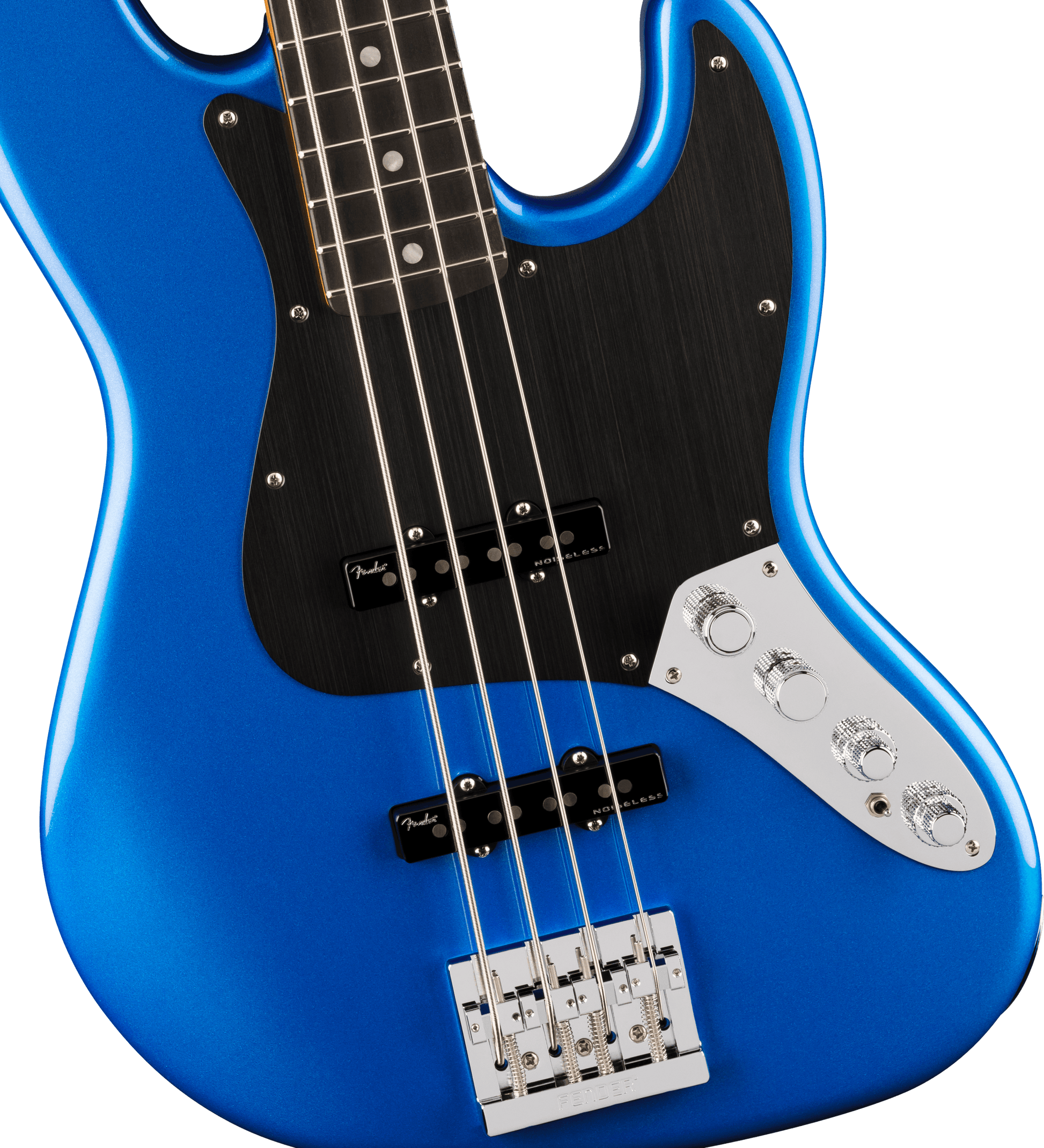 Fender American Ultra II Jazz Bass - Noble Blue-BASS GUITAR-Joondalup Music Centre