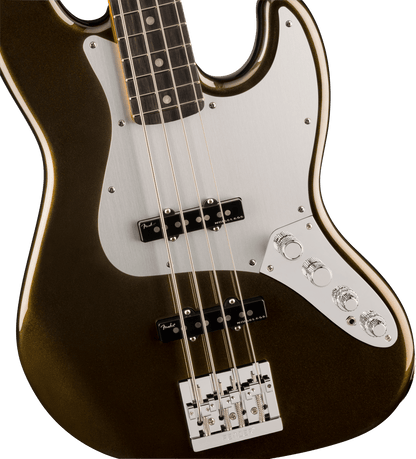 Fender American Ultra II Jazz Bass - Texas Tea-BASS GUITAR-Joondalup Music Centre