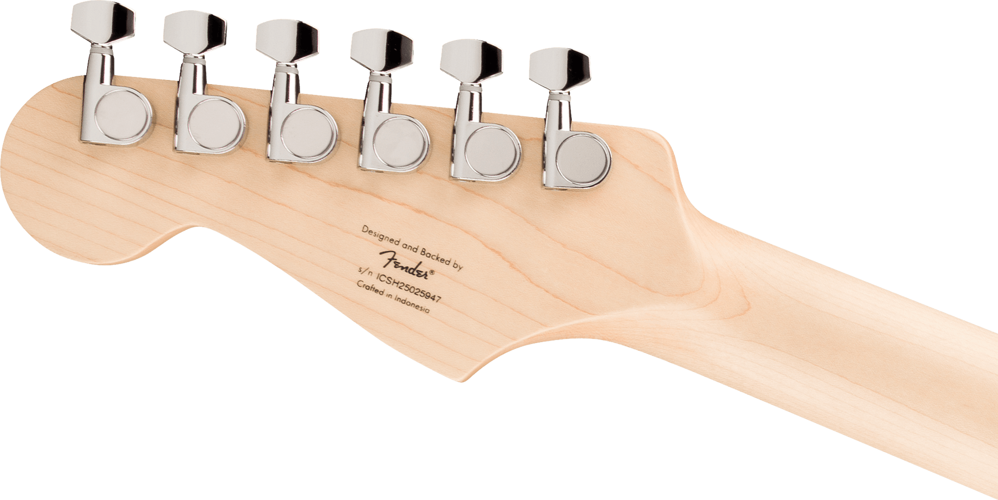 Squier Sonic Stratocaster - Sienna Sunburst neck back