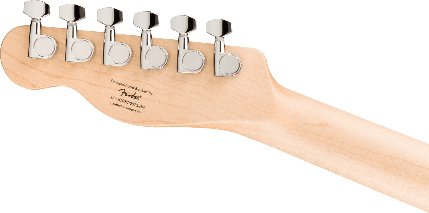 Squier Sonic Telecaster - Canary Yellow neck back
