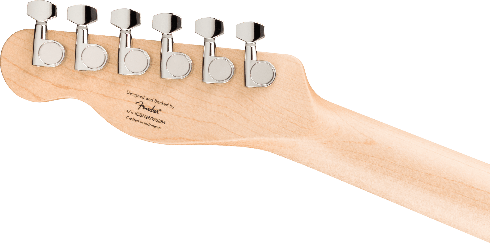 Squier Sonic Telecaster - Canary Yellow neck back