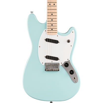Squier Sonic Mustang Guitar - Daphne Blue body