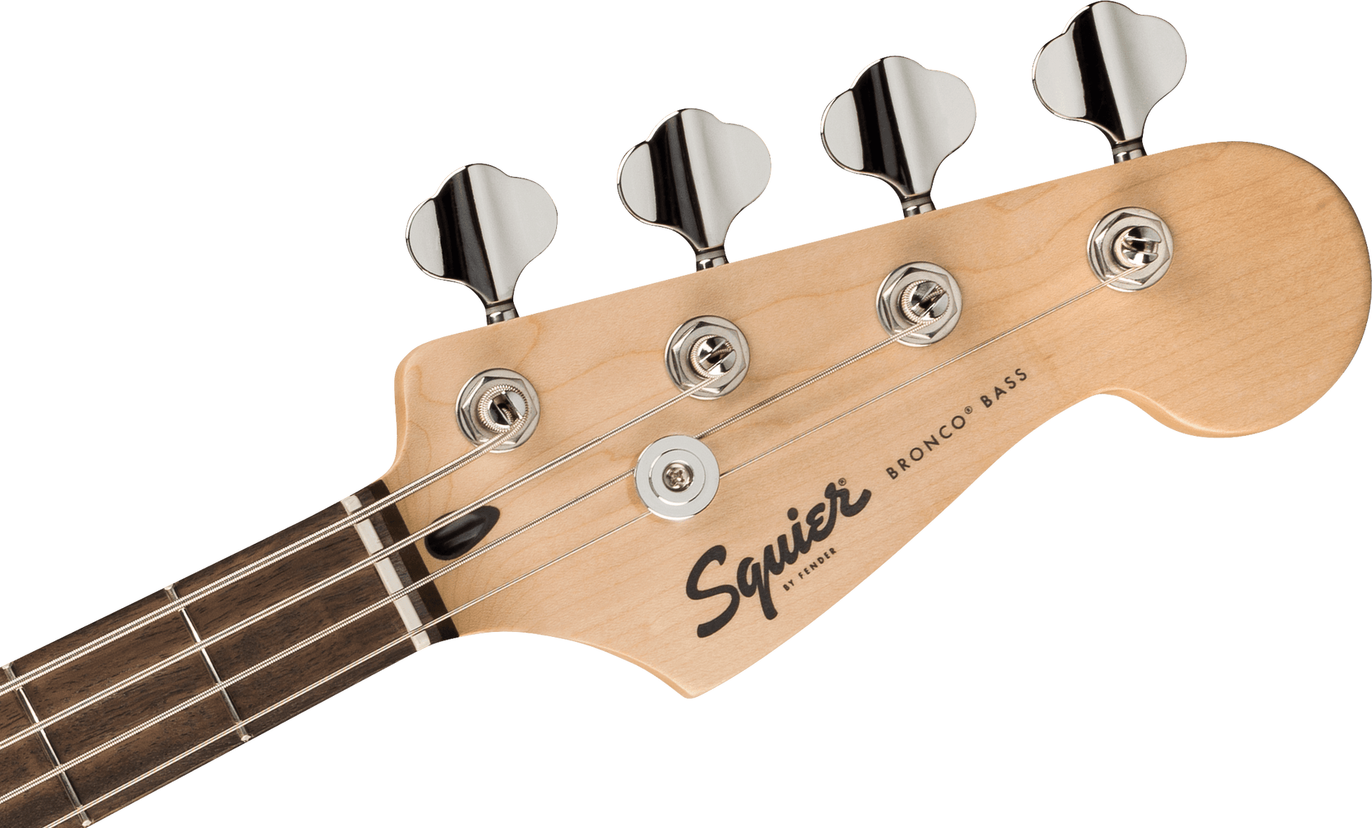 Squier Sonic Bronco Bass Guitar - Daphne Blue neck