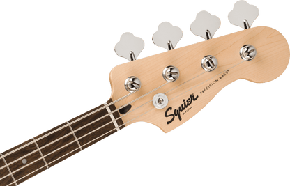Squier Sonic Precision Bass Guitar - Midnight Blue neck