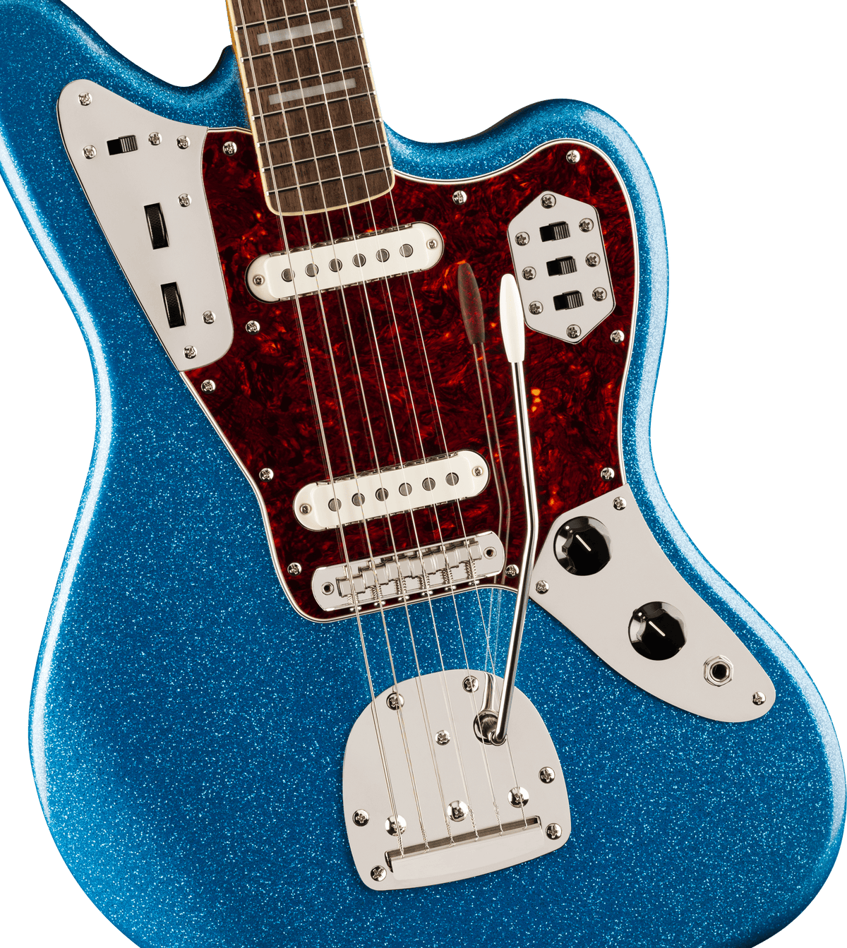 Squier Ltd Edition Classic Vibe '70s Jaguar - Blue Sparkle