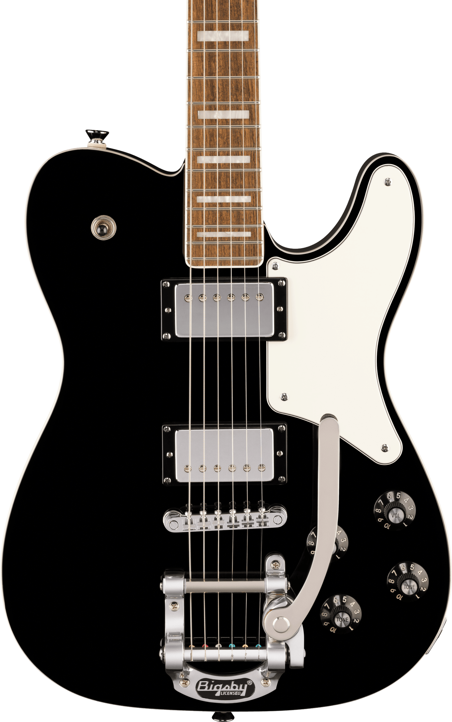 Squier Paranormal Troublemaker Telecaster Deluxe Bigsby - Black