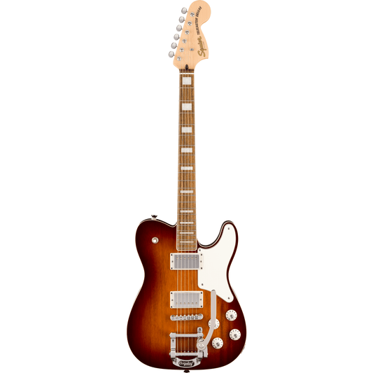 Squier Paranormal Troublemaker Telecaster Deluxe Bigsby - Honey Sunburst