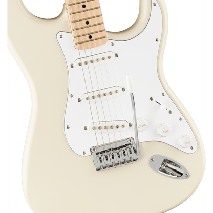 Fender Squier Affinity Stratocaster Electric Guitar - Olympic White - Joondalup Music Centre