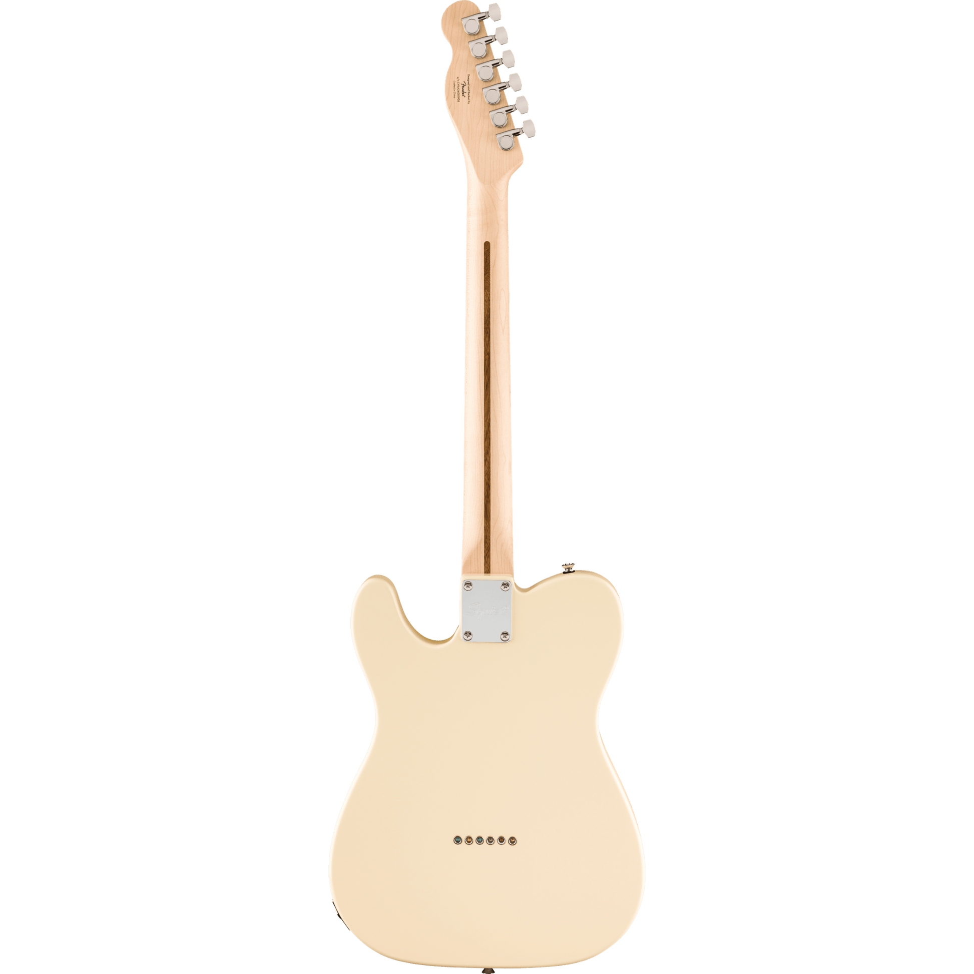 Squier Affinity Series Telecaster Thinline - Olympic White - Joondalup Music Centre