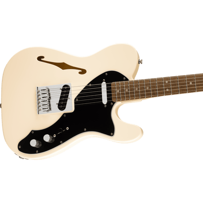 Squier Affinity Series Telecaster Thinline - Olympic White - Joondalup Music Centre