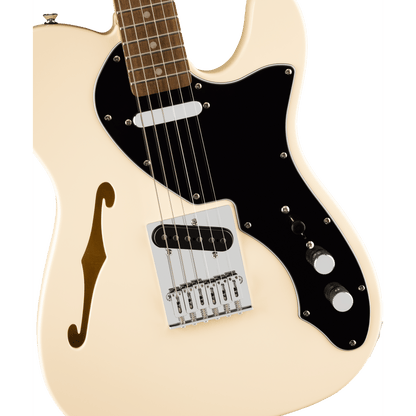 Squier Affinity Series Telecaster Thinline - Olympic White - Joondalup Music Centre