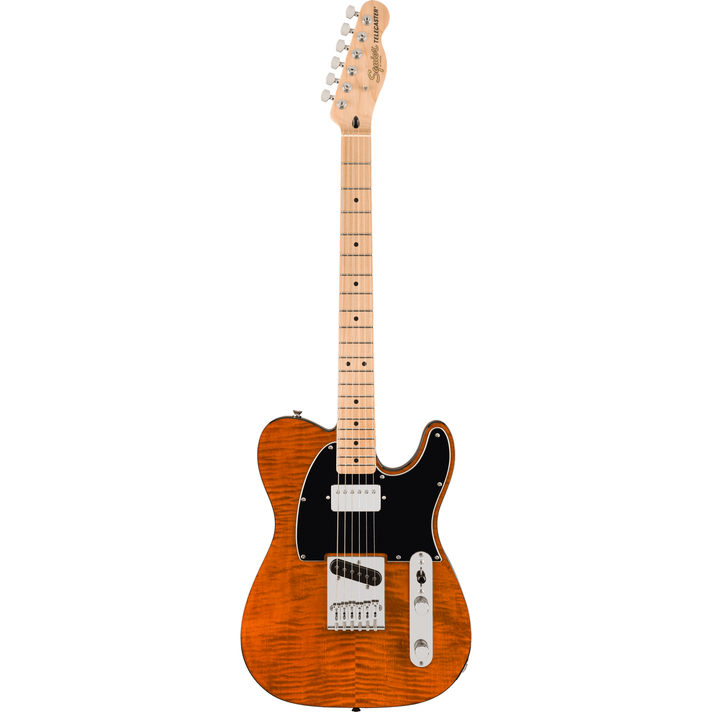 Squier Affinity Series Telecaster Flame Maple SH - Mocha - Joondalup Music Centre