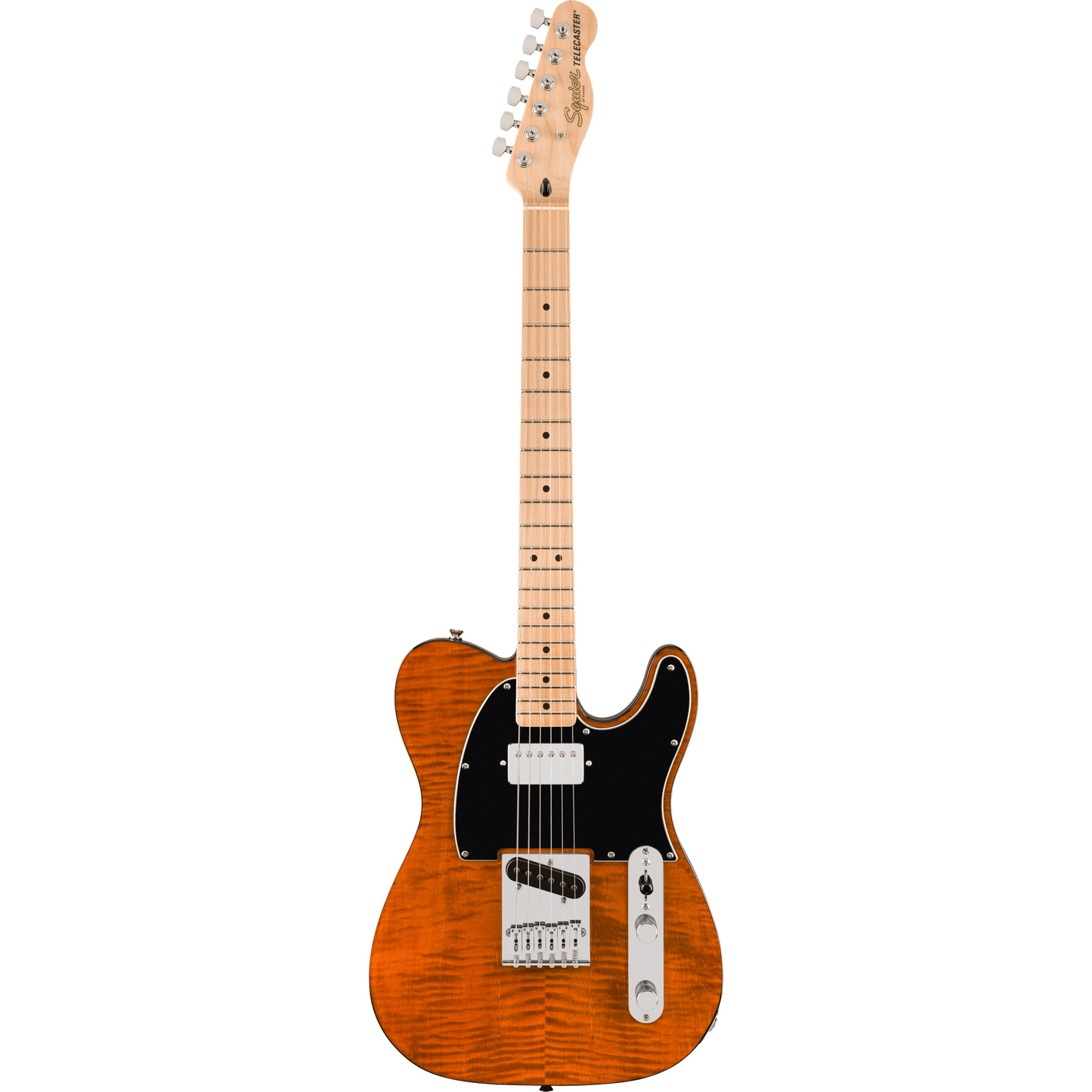 Squier Affinity Series Telecaster Flame Maple SH - Mocha