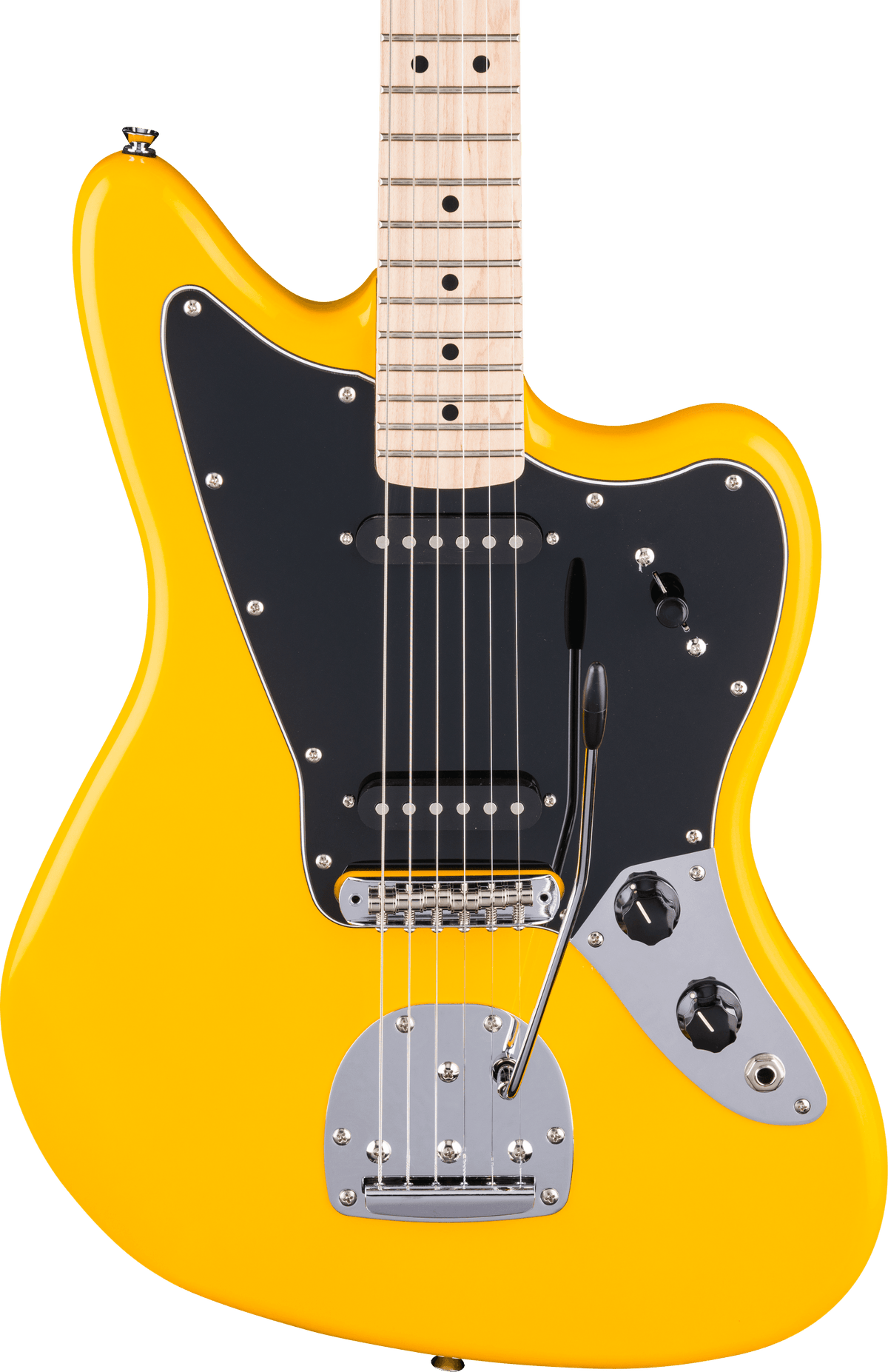 Squier Limited Edition Affinity Series Jaguar in Graffiti Yellow