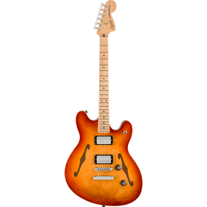 Squier Affinity Series Starcaster Deluxe - Sienna Sunburst - Joondalup Music Centre