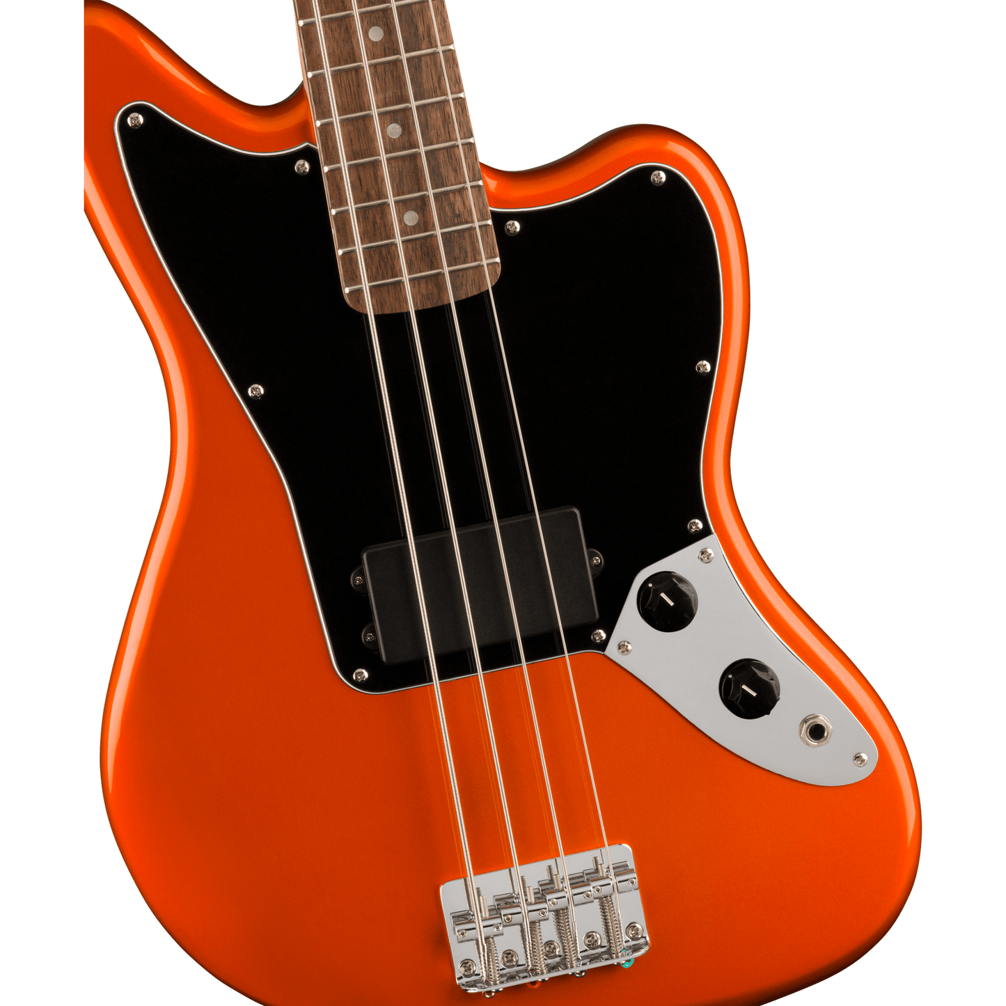 Squier Limited Edition Affinity Series Jaguar Bass H - Metallic Orange