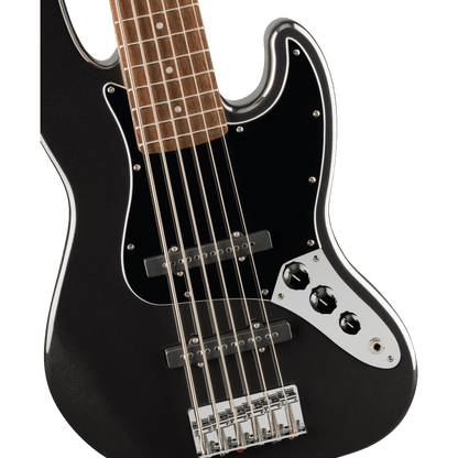 Squier Affinity Series Jazz Bass VI - Black Metallic - Joondalup Music Centre