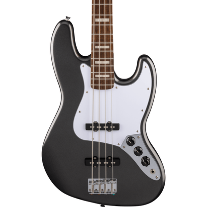 Squier Limited Edition Affinity Series Active Jazz Bass - Charcoal Frost Metallic