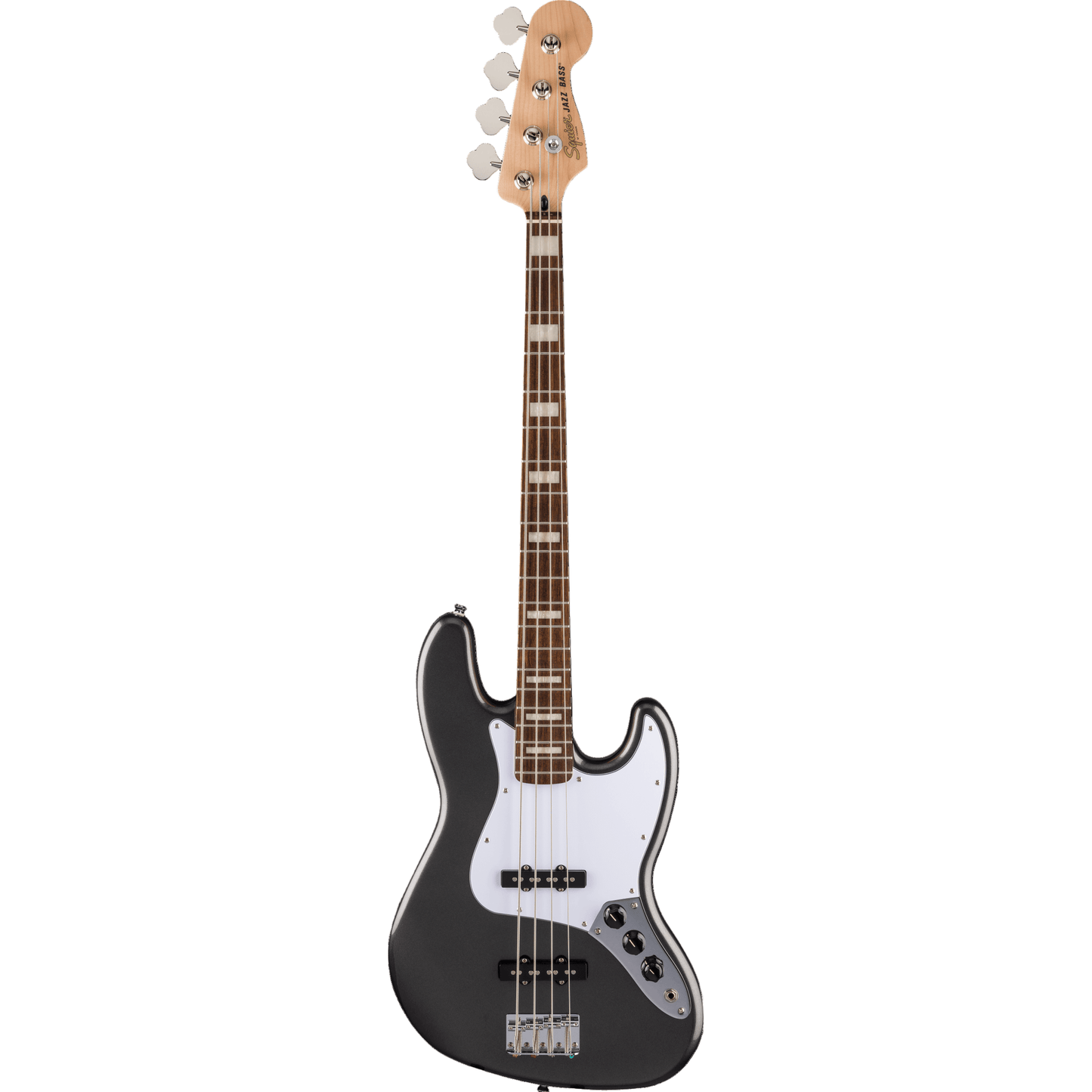 Squier Limited Edition Affinity Series Active Jazz Bass - Charcoal Frost Metallic