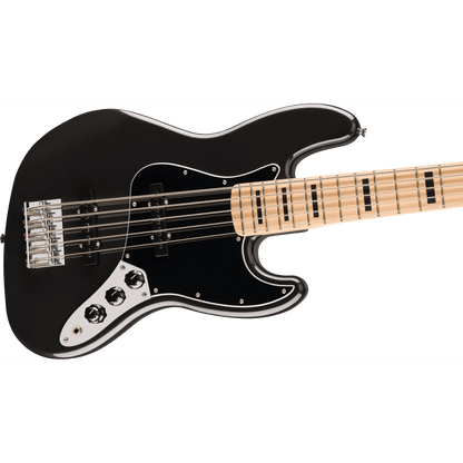 Squier Affinity Series Active Jazz Bass V - Black Metallic - Joondalup Music Centre