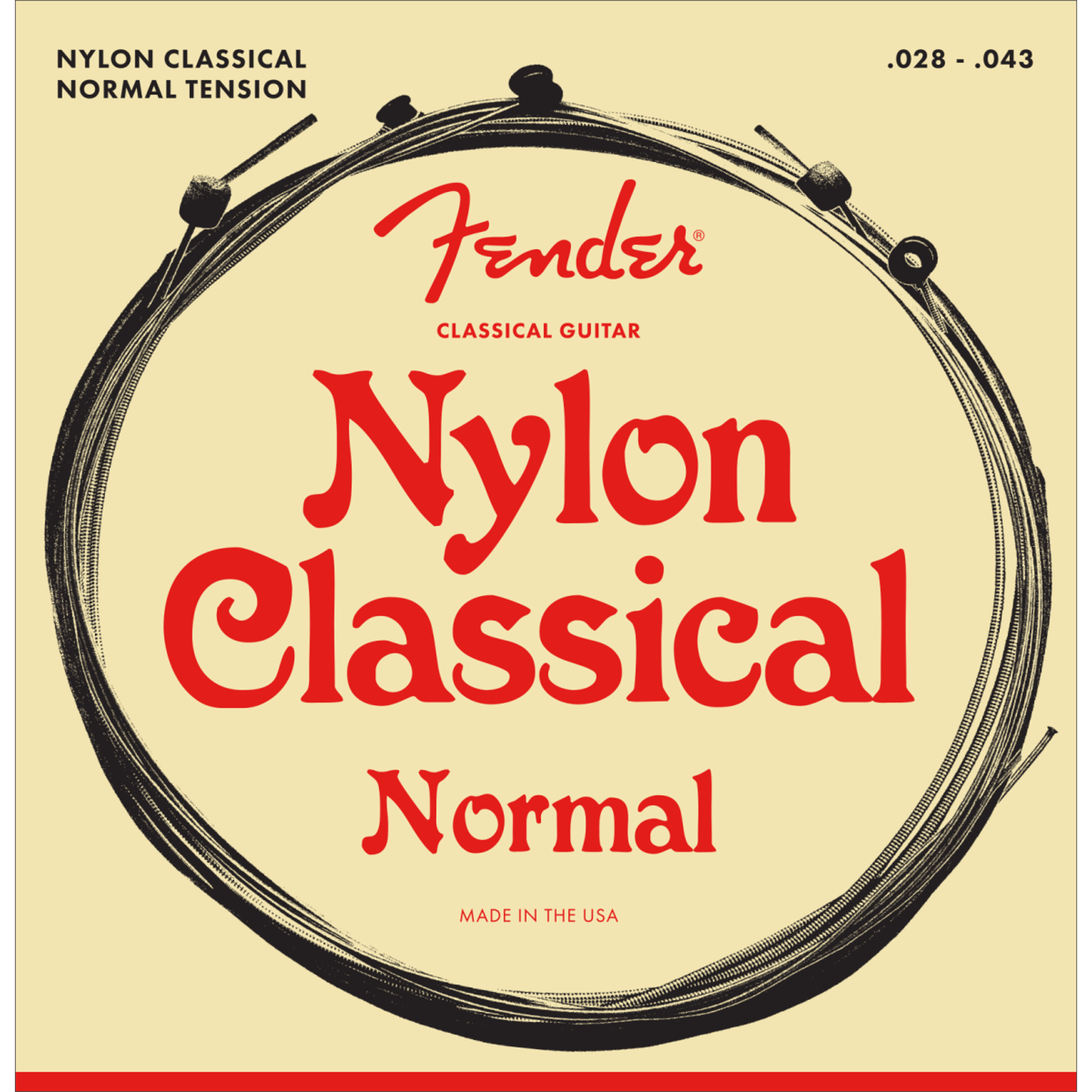 Fender 130 Ball End Nylon Classical Guitar Strings - Joondalup Music Centre