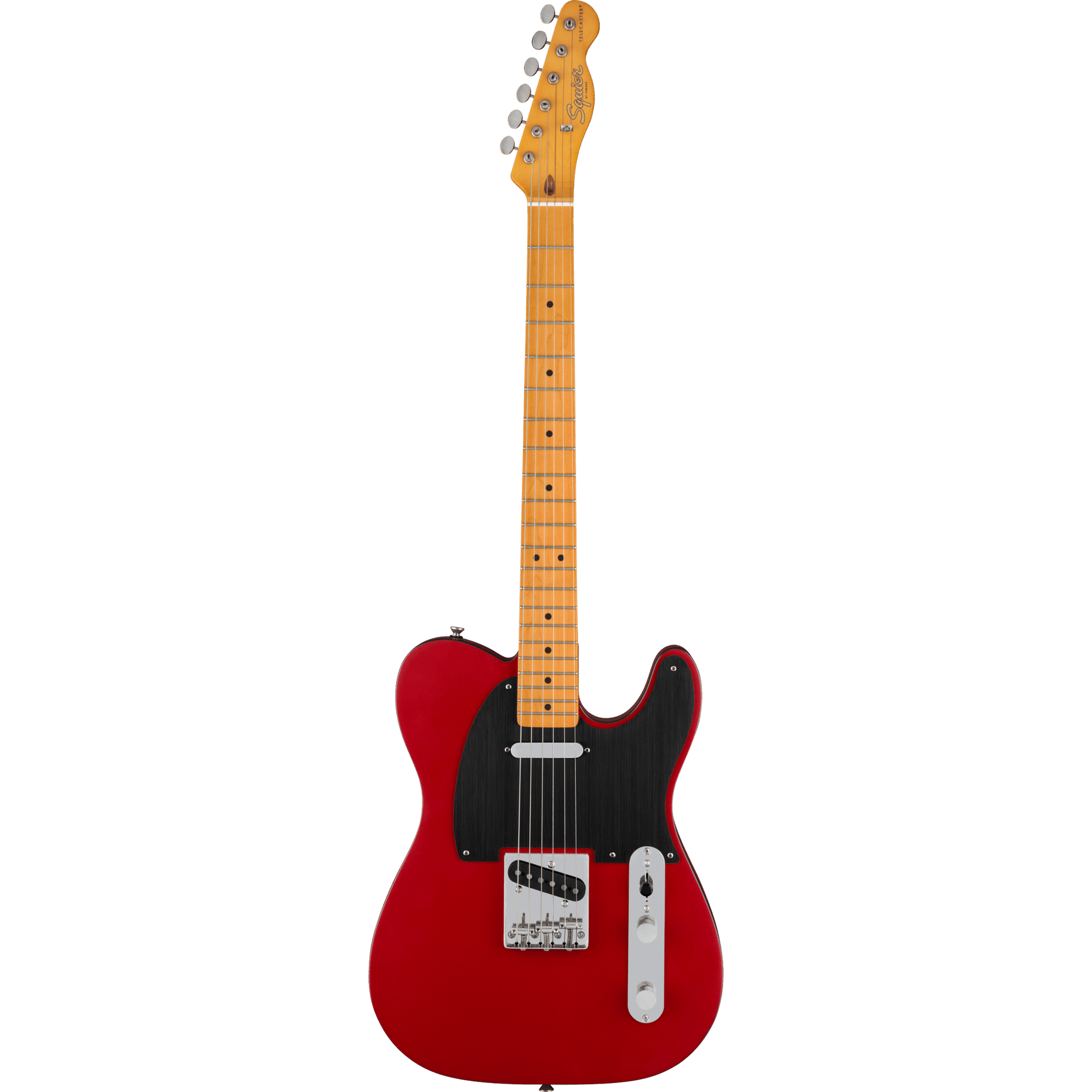 Squier 40th Anniversary Telecaster Vintage Electric Guitar Satin - Dakota Red - Joondalup Music Centre