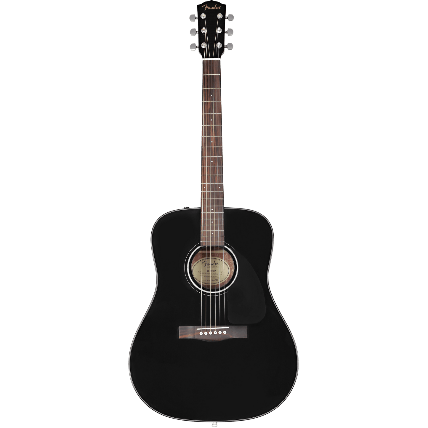 Fender CD-60 Dreadnaught V3 Acoustic Guitar - Black - Joondalup Music Centre