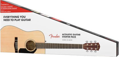 Fender CD-60S Acouctic Guitar Pack - Natural - Joondalup Music Centre