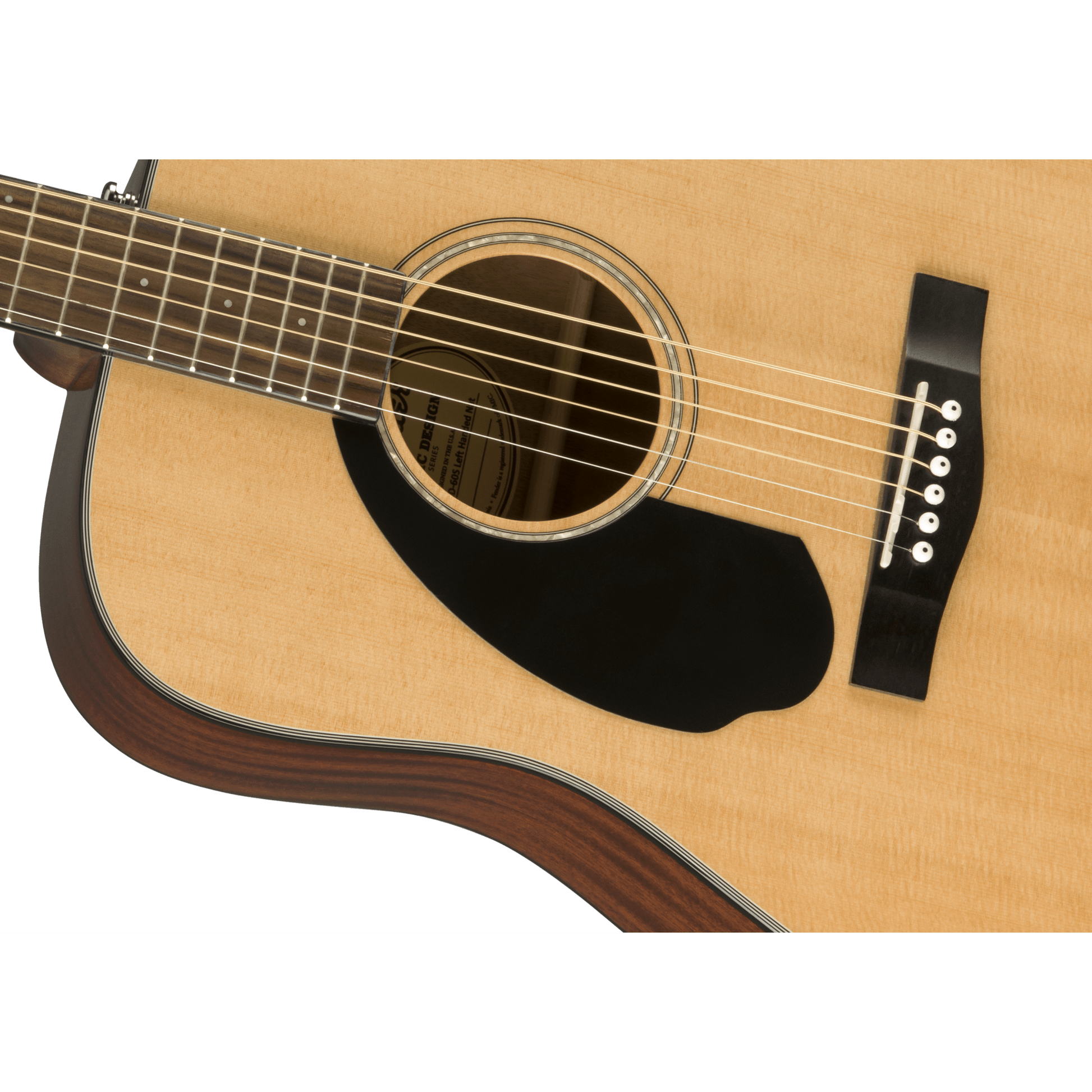 Fender CD-60S  Left Handed Acoustic Guitar - Natural - Joondalup Music Centre