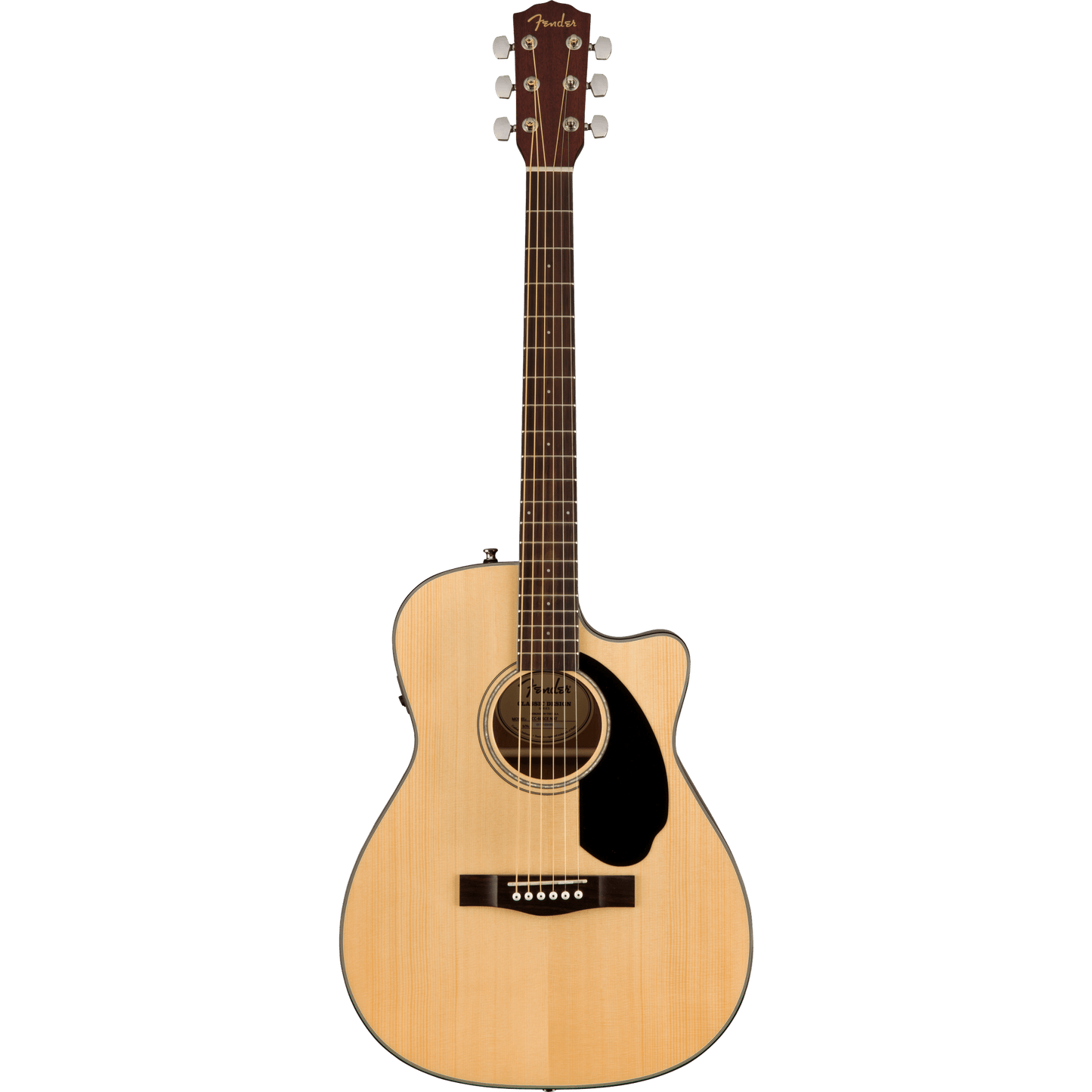 Fender CC-60SCE Concert Acoustic Guitar - Natural - Joondalup Music Centre