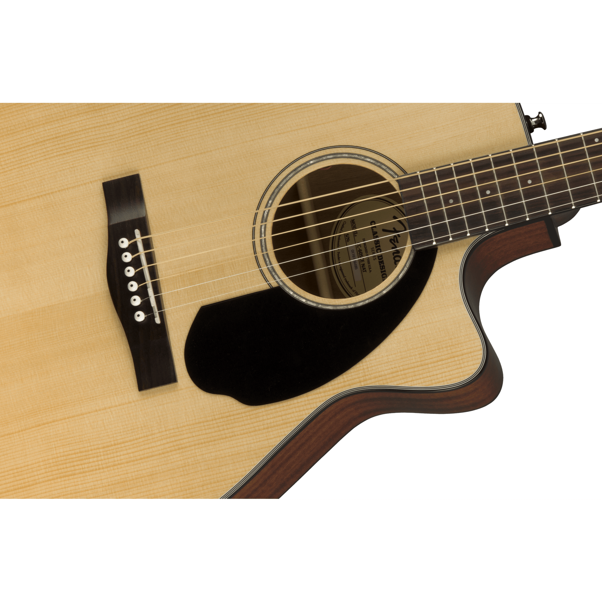 Fender CC-60SCE Concert Acoustic Guitar - Natural - Joondalup Music Centre