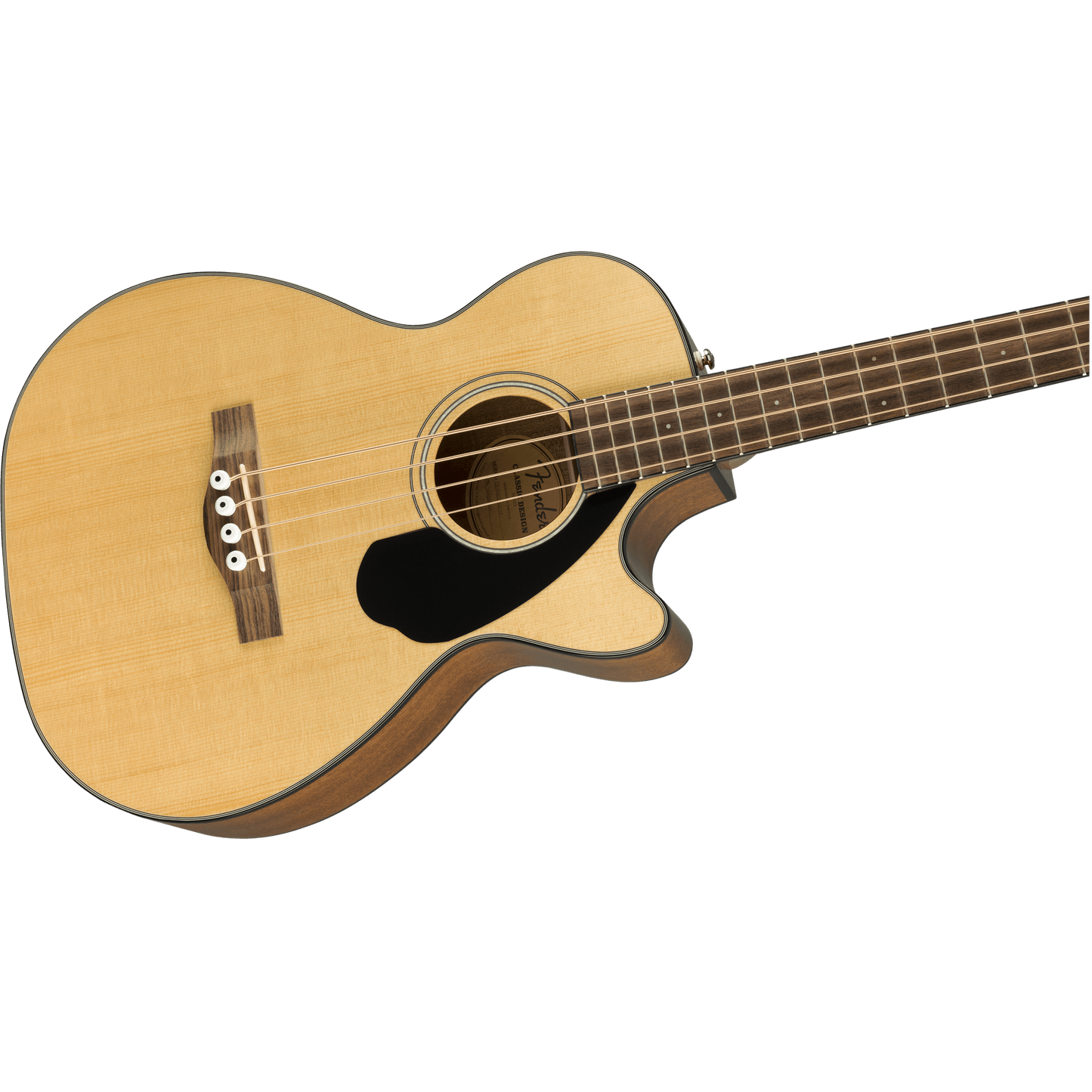 Fender CB-60SCE Acoustic Bass - Natural-BASS GUITAR-Joondalup Music Centre