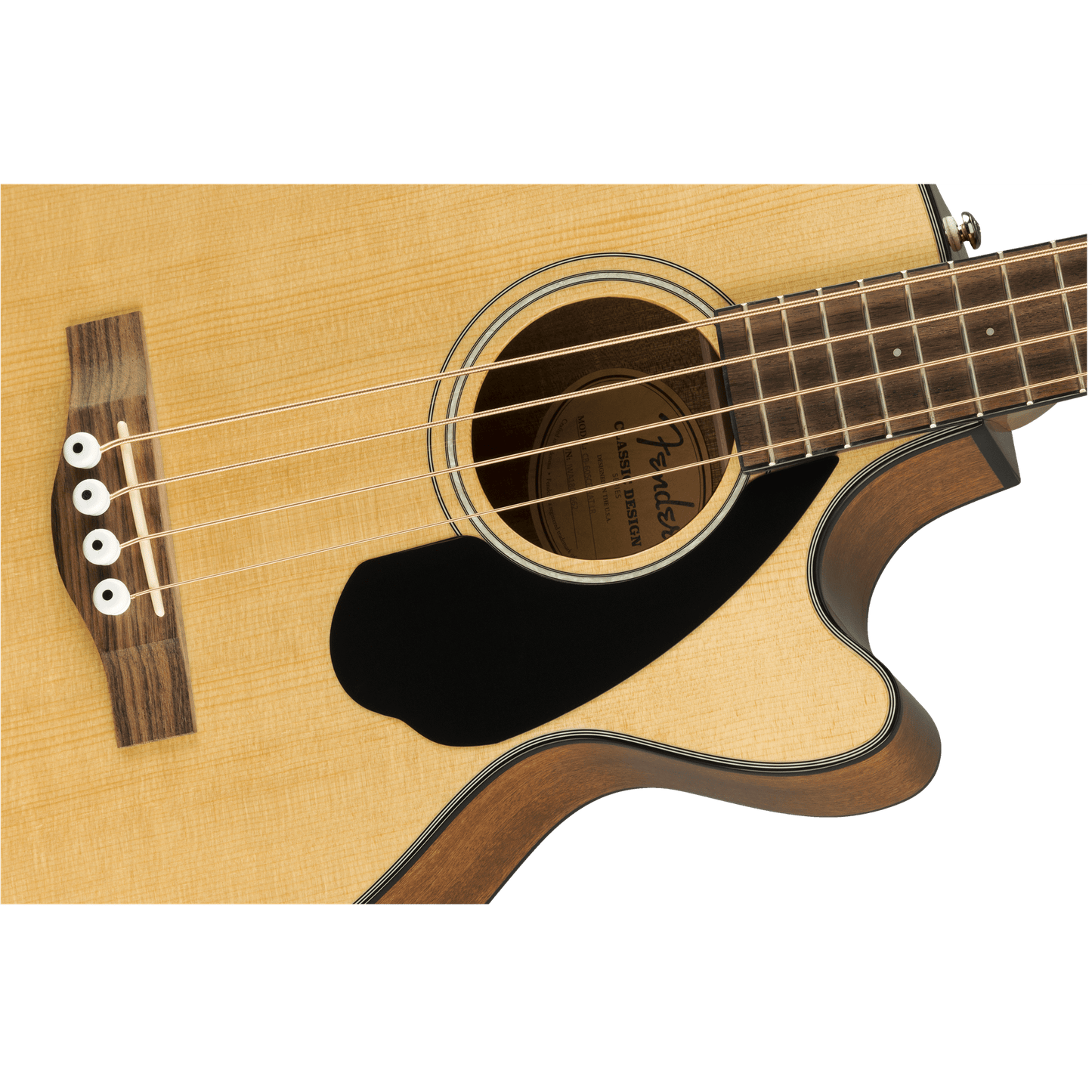 Fender CB-60SCE Acoustic Bass - Natural-BASS GUITAR-Joondalup Music Centre