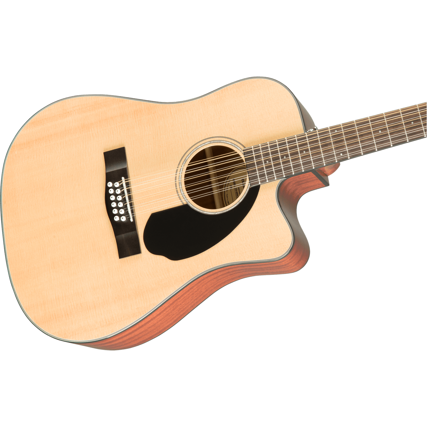 Fender CD-60SCE Dreadnought 12-string Acoustic Guitar - Natural-ACOUSTIC GUITAR-Joondalup Music Centre