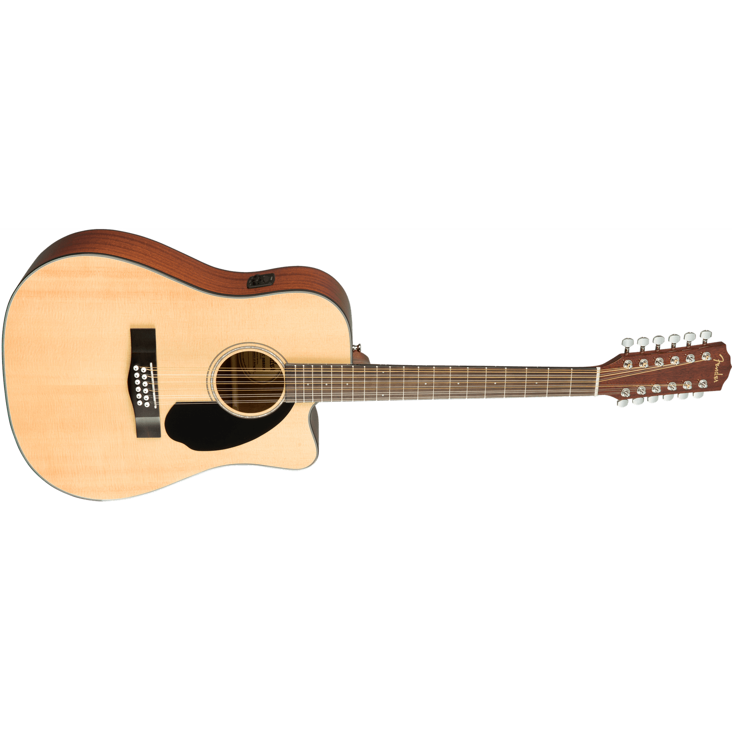 Fender CD-60SCE Dreadnought 12-string Acoustic Guitar - Natural-ACOUSTIC GUITAR-Joondalup Music Centre