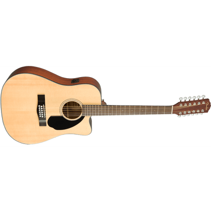 Fender CD-60SCE Dreadnought 12-string Acoustic Guitar - Natural-ACOUSTIC GUITAR-Joondalup Music Centre